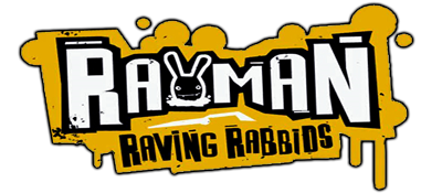 Rayman Raving Rabbids logo for Playstation 2